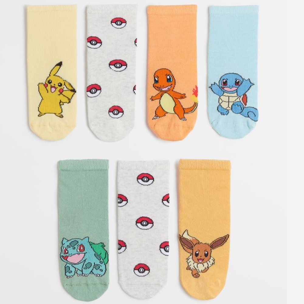 H&M kids Pokémon socks - set of 5